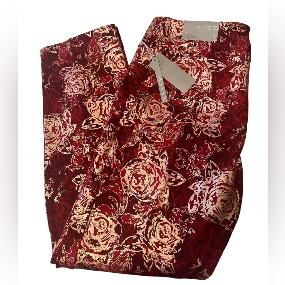 SOFT Surroundings Perfect Ponte slip on pants. Size Large.